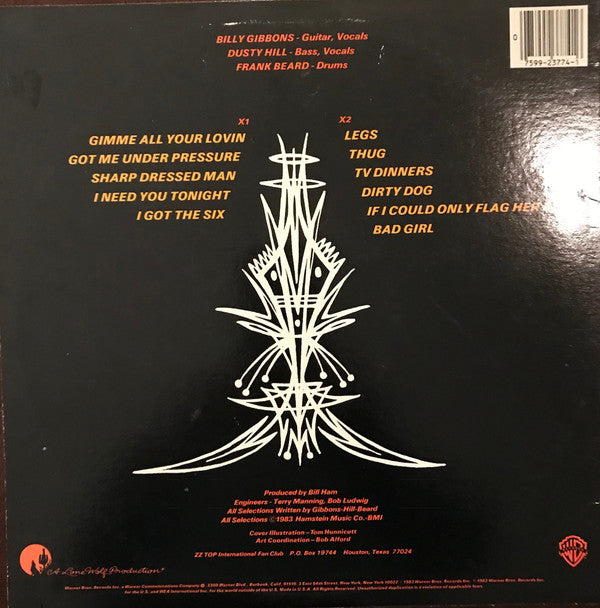 ZZ Top : Eliminator (LP,Album)