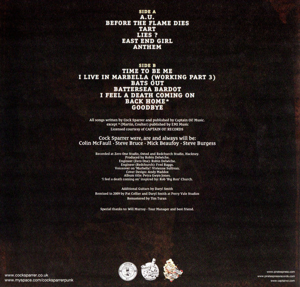 Cock Sparrer : Two Monkeys (LP,Album,Reissue)