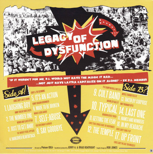 Poison Idea : Legacy Of Dysfunction (LP,Compilation)