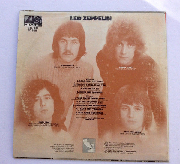 Led Zeppelin : Led Zeppelin (LP,Album,Reissue,Stereo)