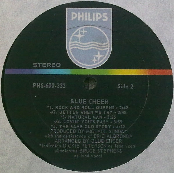 Blue Cheer : Blue Cheer (LP,Album)