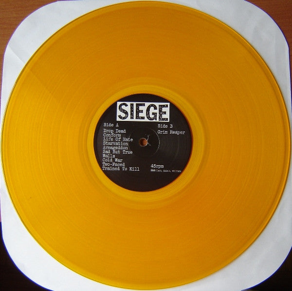 Siege (2) : Drop Dead (12",45 RPM,Reissue)