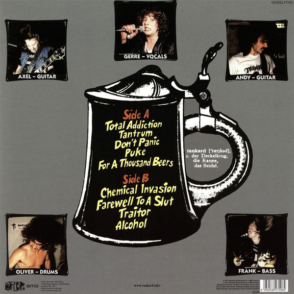 Tankard : Chemical Invasion (LP,Album,Limited Edition,Reissue,Remastered)
