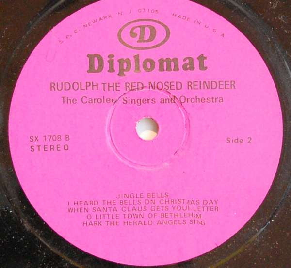 Caroleers, The And Peter Pan Orchestra, The : Rudolph The Red Nosed Reindeer (LP,Album)