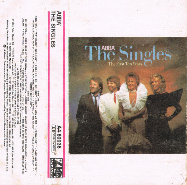 ABBA : The Singles (The First Ten Years) (Compilation,Club Edition)
