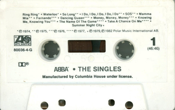 ABBA : The Singles (The First Ten Years) (Compilation,Club Edition)