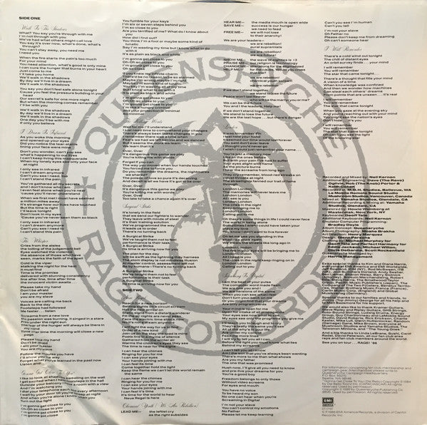 Queensrÿche : Rage For Order (LP,Album)