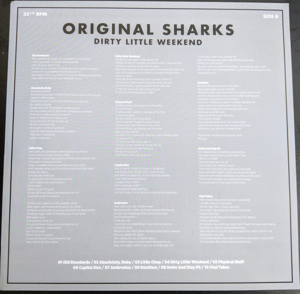 Original Sharks : Hundred Grand To The Man / Dirty Little Weekend (12",33 ⅓ RPM,45 RPM,Compilation)