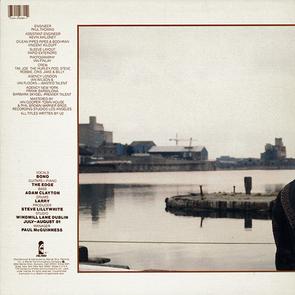 U2 : October (LP,Album,Stereo)