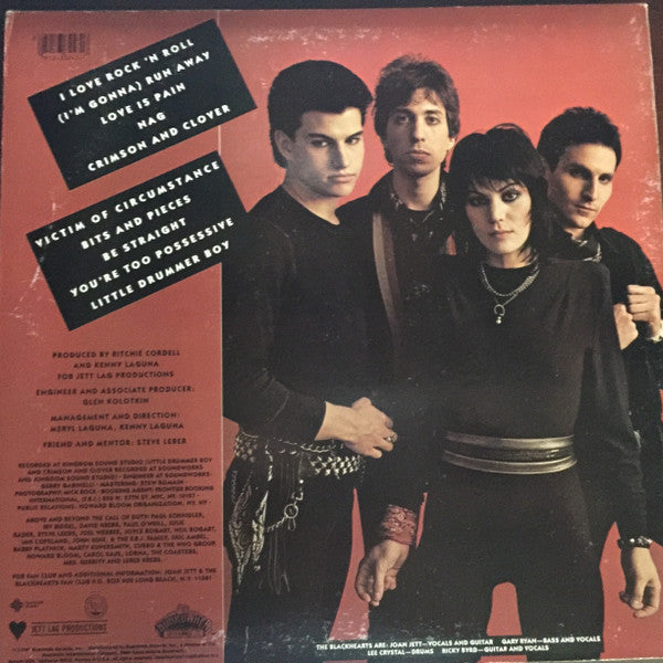 Joan Jett & The Blackhearts : I Love Rock 'N Roll (LP,Album)