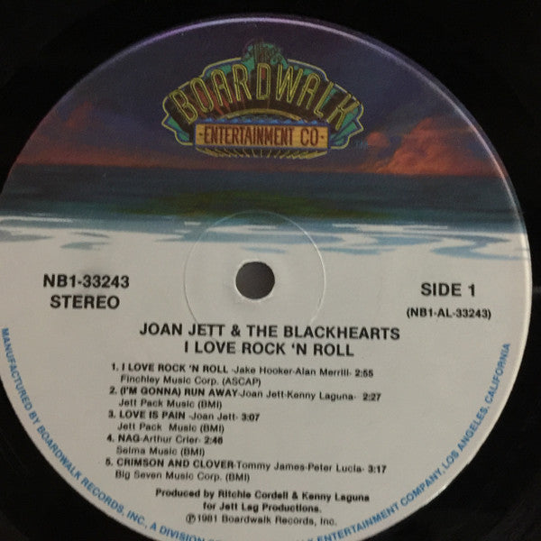 Joan Jett & The Blackhearts : I Love Rock 'N Roll (LP,Album)