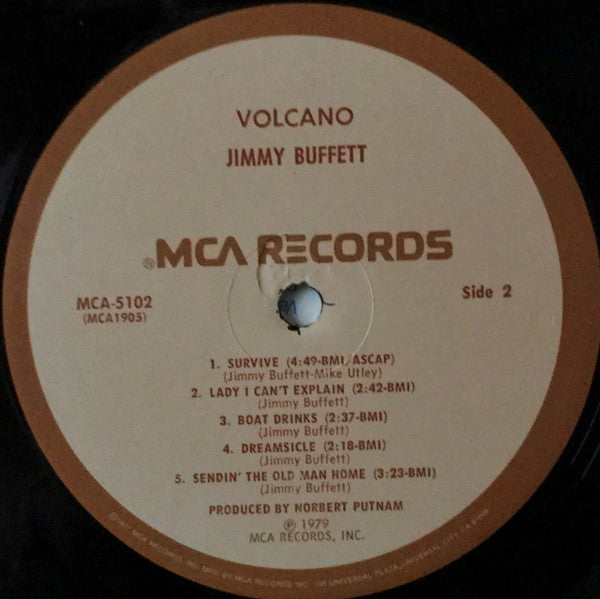Jimmy Buffett : Volcano (LP)