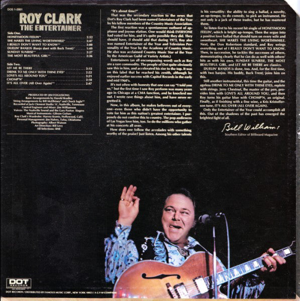 Roy Clark : The Entertainer (LP,Album)
