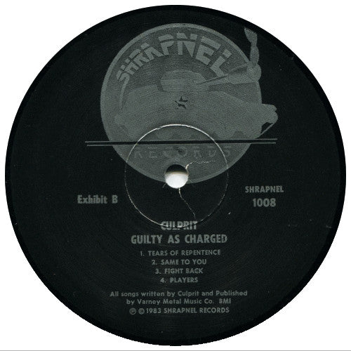 Culprit : Guilty As Charged (LP,Album)