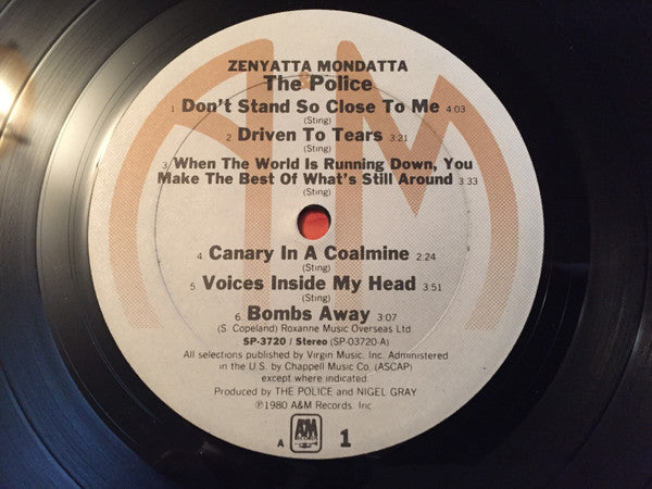 Police, The : Zenyatta Mondatta (LP,Album)