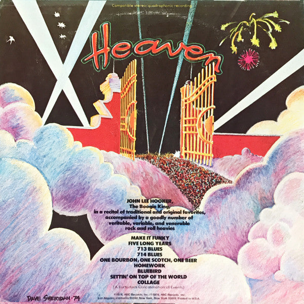 John Lee Hooker : Free Beer And Chicken (LP,Album,Stereo,Quadraphonic)