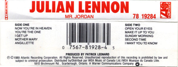 Julian Lennon : Mr. Jordan (Album)