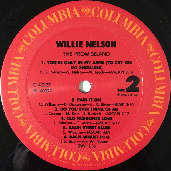 Willie Nelson : The Promiseland (LP,Album)