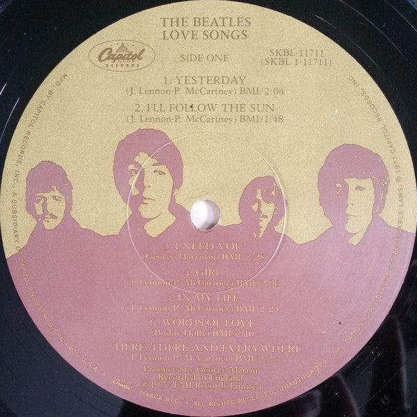 Beatles, The : Love Songs (LP,Compilation)