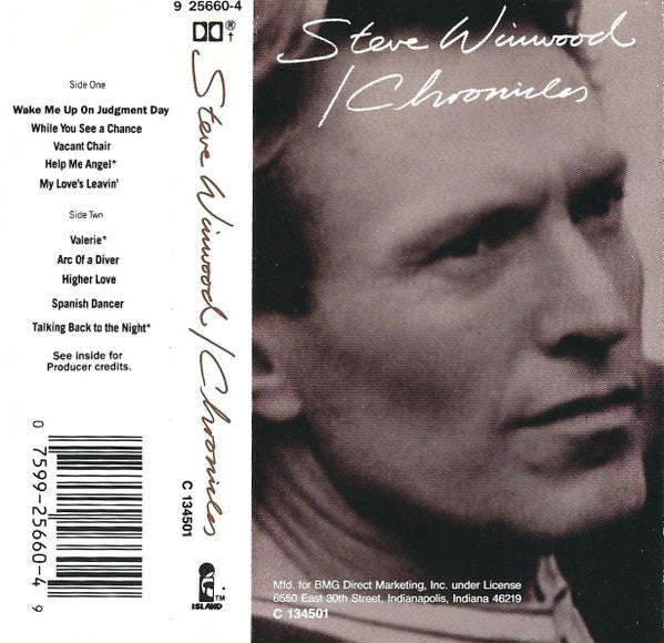 Steve Winwood : Chronicles (Compilation,Club Edition)