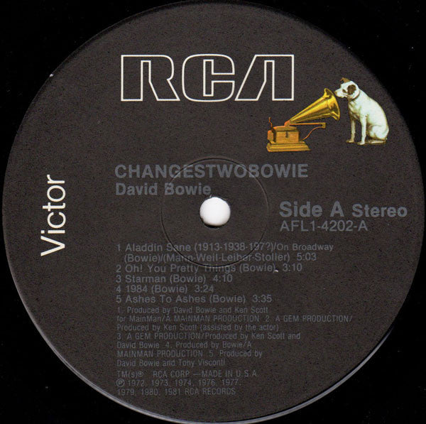 David Bowie : ChangesTwoBowie (LP,Compilation)