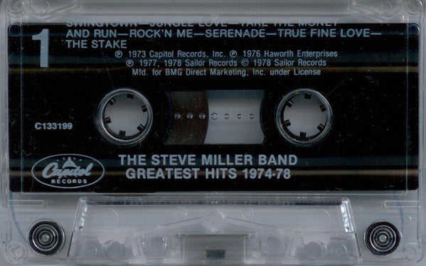 Steve Miller Band : Greatest Hits 1974-78 (Compilation,Club Edition,Reissue)