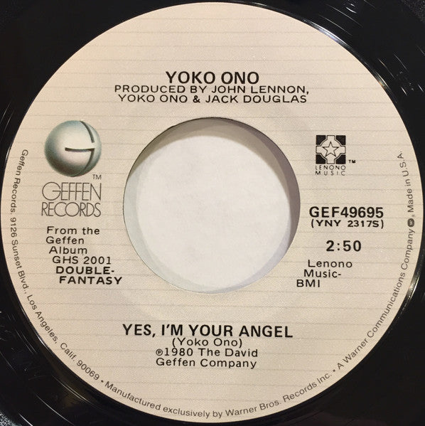 John Lennon : Watching The Wheels (7",45 RPM,Single,Styrene)