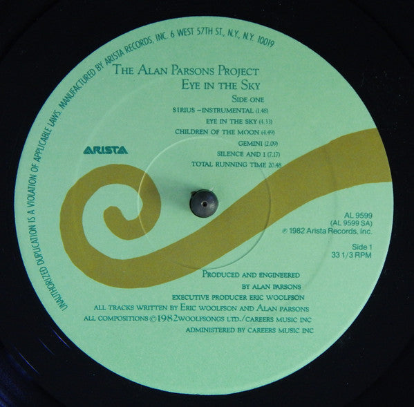 Alan Parsons Project, The : Eye In The Sky (LP,Album,Stereo)