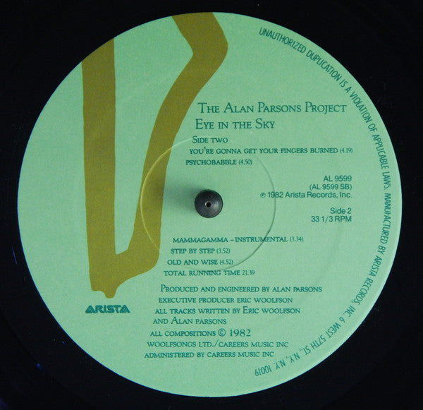 Alan Parsons Project, The : Eye In The Sky (LP,Album,Stereo)