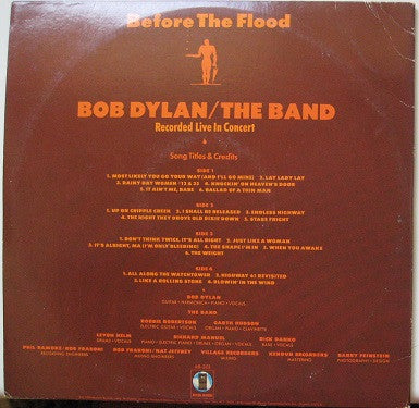 Bob Dylan / Band, The : Before The Flood (LP,Album)