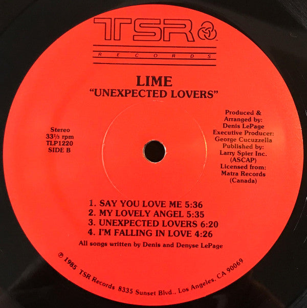 Lime (2) : Unexpected Lovers (LP,Album)
