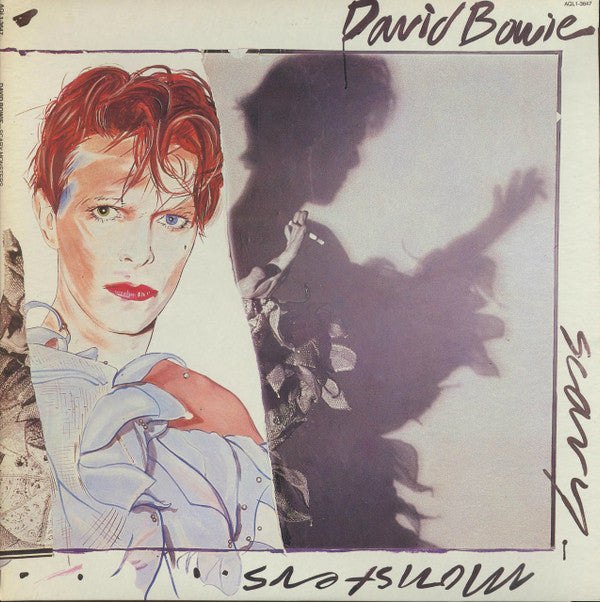 David Bowie : Scary Monsters (LP,Album,Repress,Stereo)