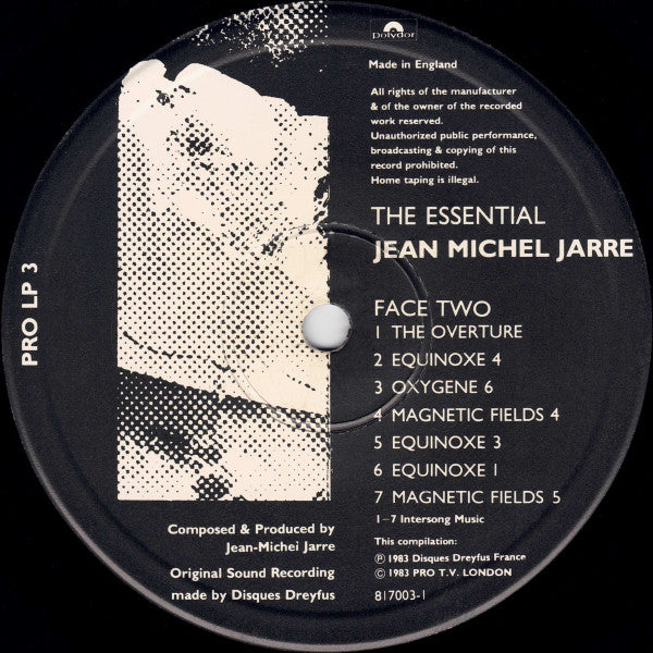 Jean-Michel Jarre : The Essential Jean Michel Jarre (LP,Compilation)