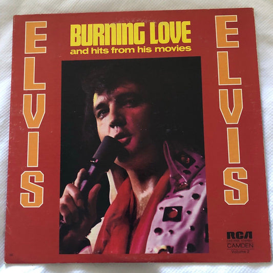 Elvis Presley : Burning Love And Hits From His Movies Vol. 2 (LP,Compilation)