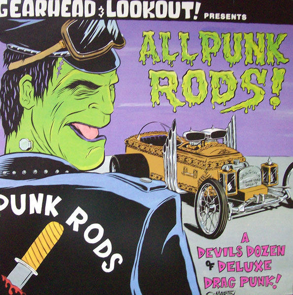 Various : All Punk Rods! (A Devils Dozen Of Deluxe Drag Punk!) (LP,Album,Compilation)