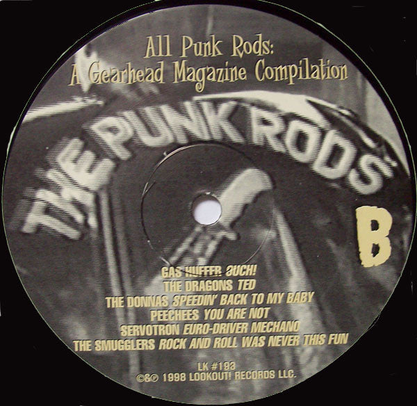 Various : All Punk Rods! (A Devils Dozen Of Deluxe Drag Punk!) (LP,Album,Compilation)