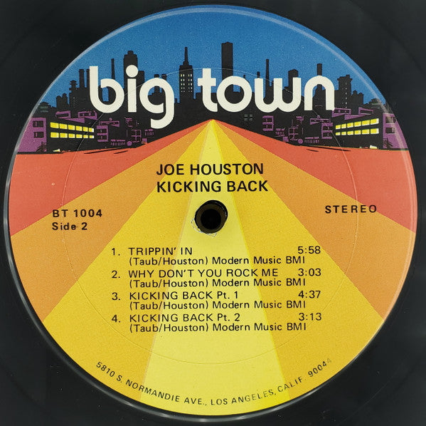 Joe Houston : Kicking Back (LP,Album,Stereo)
