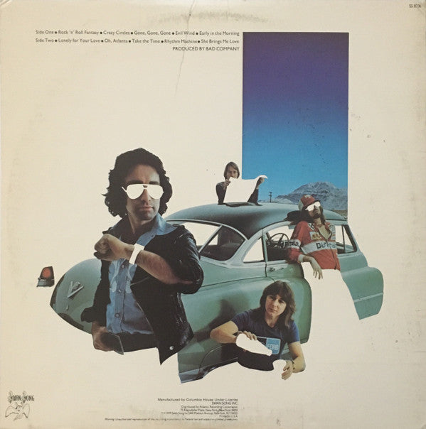 Bad Company (3) : Desolation Angels (LP,Album,Club Edition)