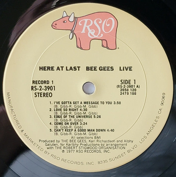 Bee Gees : Here At Last - Live (LP,Album)