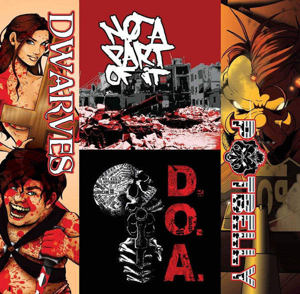 Not A Part Of It / D.O.A. (2) / Dwarves / Potbelly : Splitwad (7",45 RPM,Compilation)