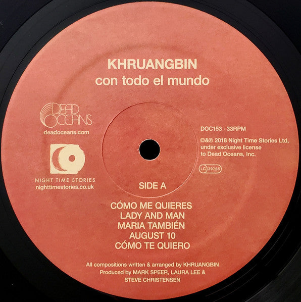 Khruangbin : Con Todo El Mundo (LP,Album,Stereo)