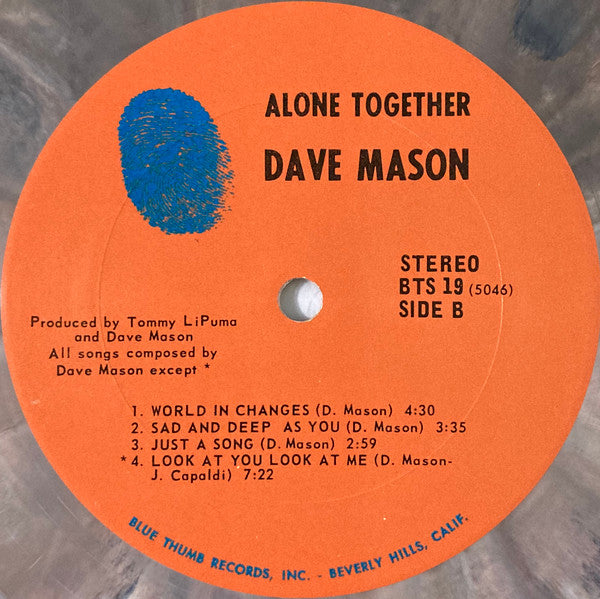Dave Mason : Alone Together (LP,Album)