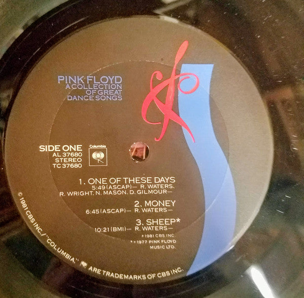 Pink Floyd : A Collection Of Great Dance Songs (LP,Compilation,Repress)