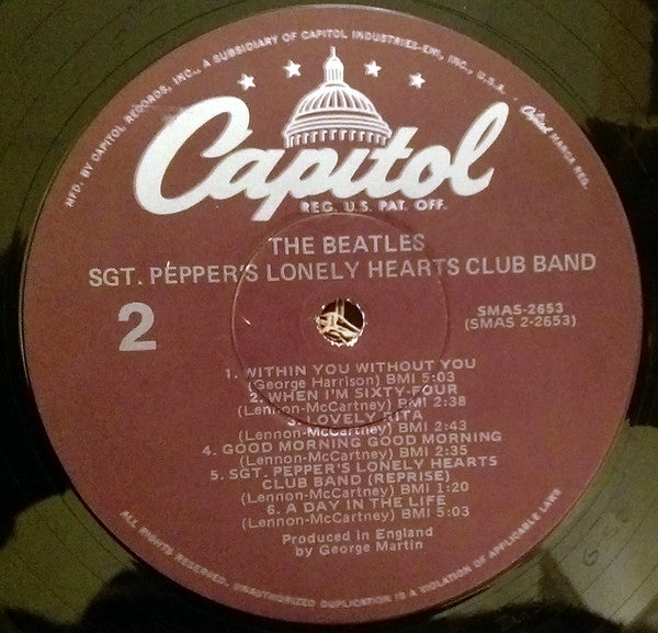 Beatles, The : Sgt. Pepper's Lonely Hearts Club Band (LP,Album,Reissue)