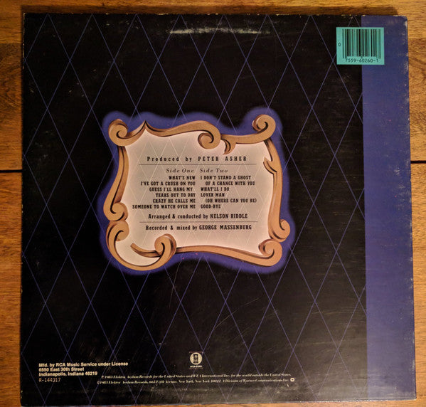 Linda Ronstadt & Nelson Riddle And His Orchestra : What's New (LP,Album,Club Edition)