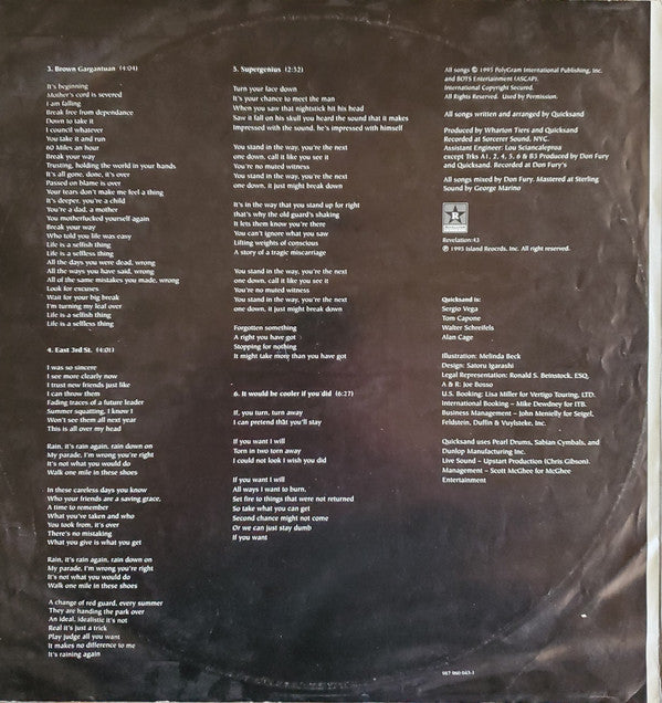 Quicksand (3) : Manic Compression (LP,Album)
