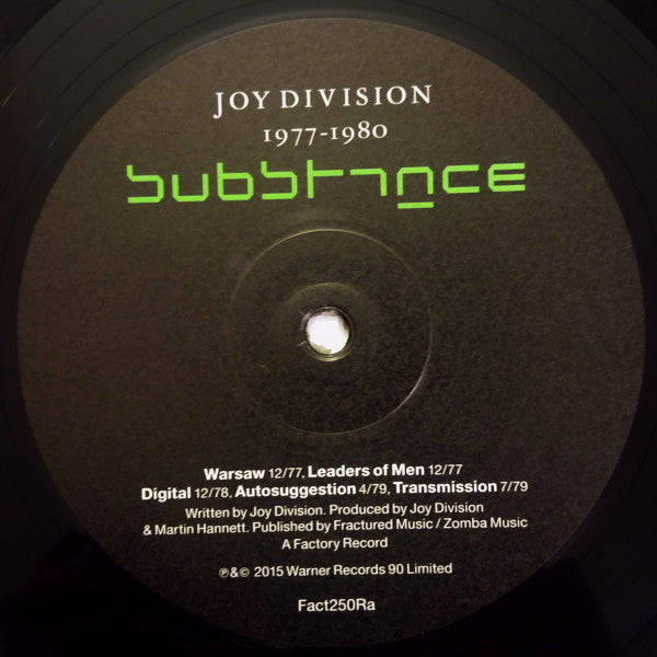 Joy Division : Substance (LP,Compilation,Reissue,Remastered)
