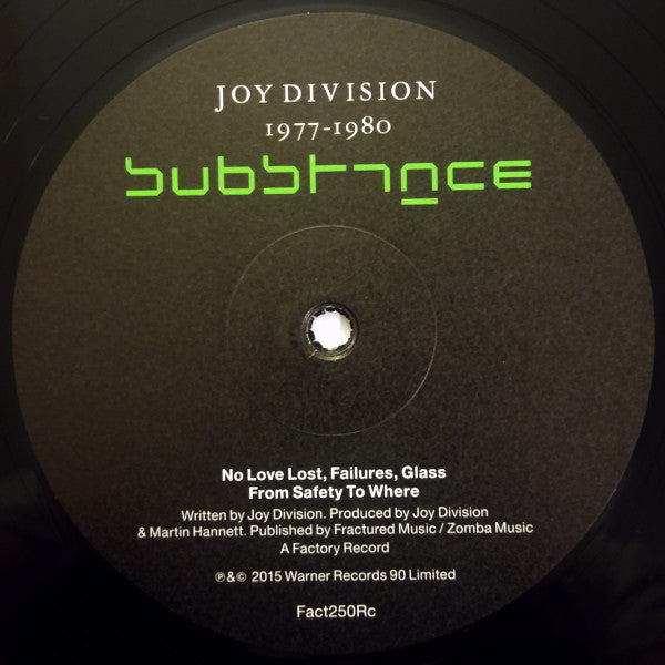 Joy Division : Substance (LP,Compilation,Reissue,Remastered)