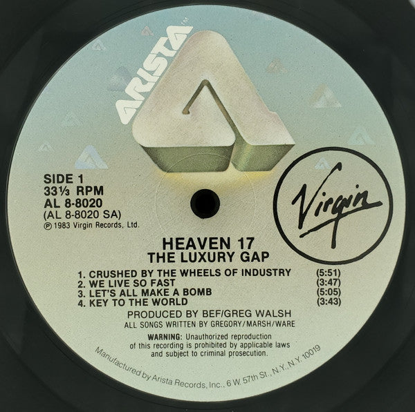 Heaven 17 : The Luxury Gap (LP,Album)