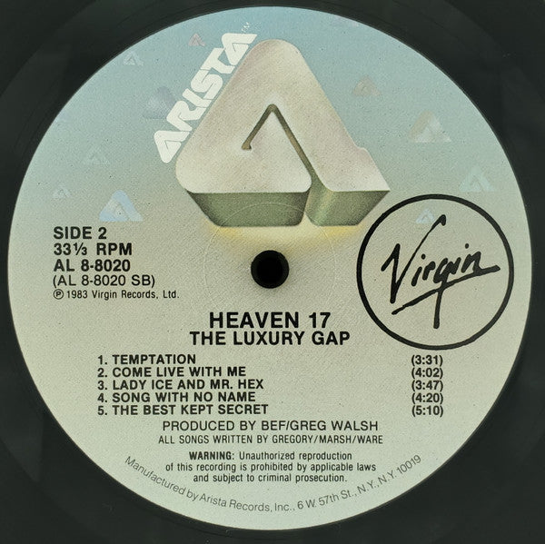 Heaven 17 : The Luxury Gap (LP,Album)
